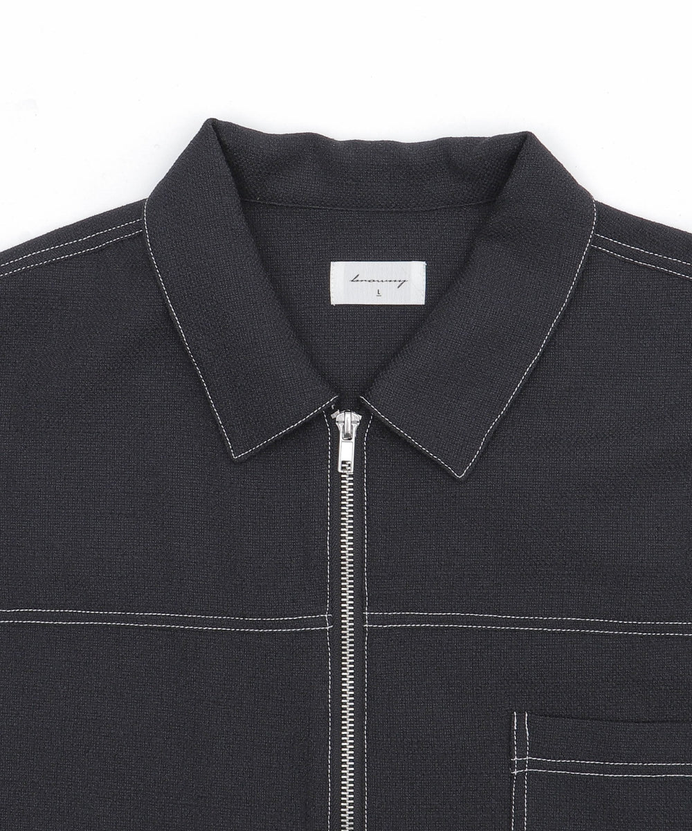 カラーステッチシャツジャケット