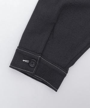 カラーステッチシャツジャケット