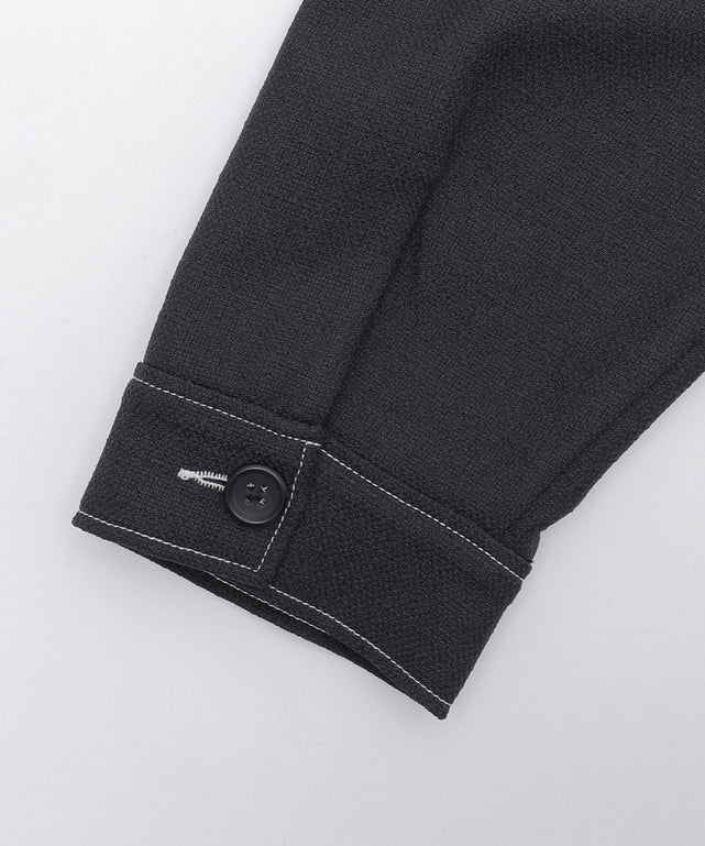 カラーステッチシャツジャケット