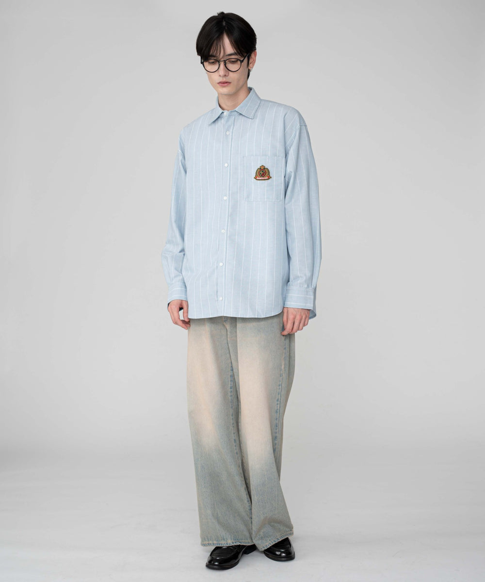 ブルーストライプ モデル：180cm L着用