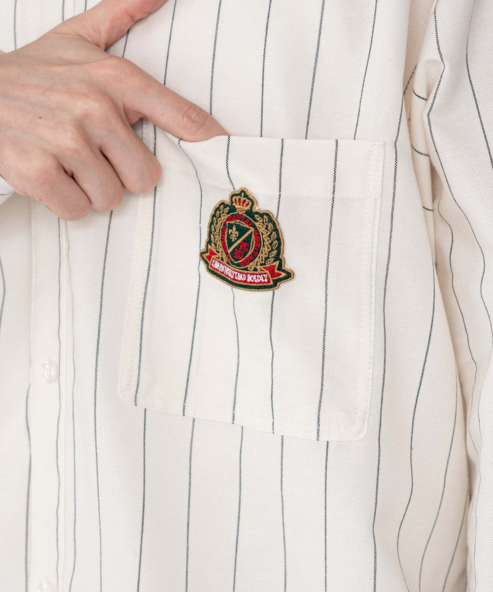 オックスフォードエンブレムシャツ（LS）