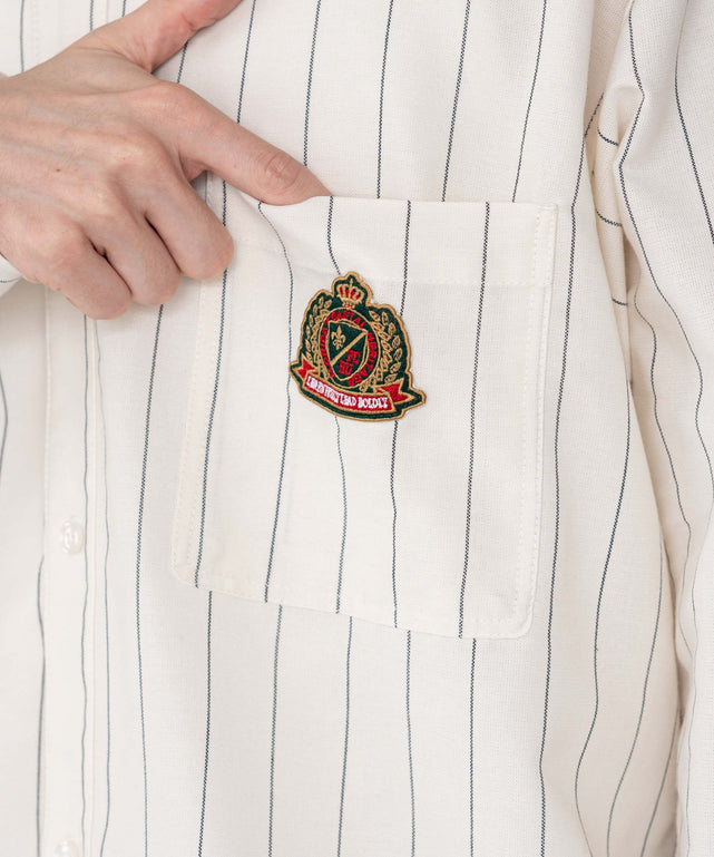 オックスフォードエンブレムシャツ（LS）