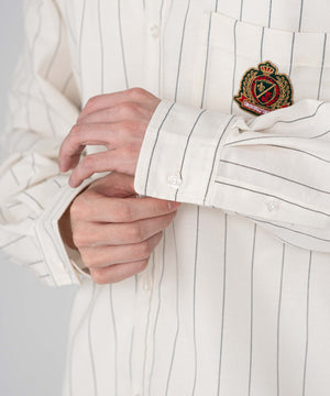 オックスフォードエンブレムシャツ（LS）