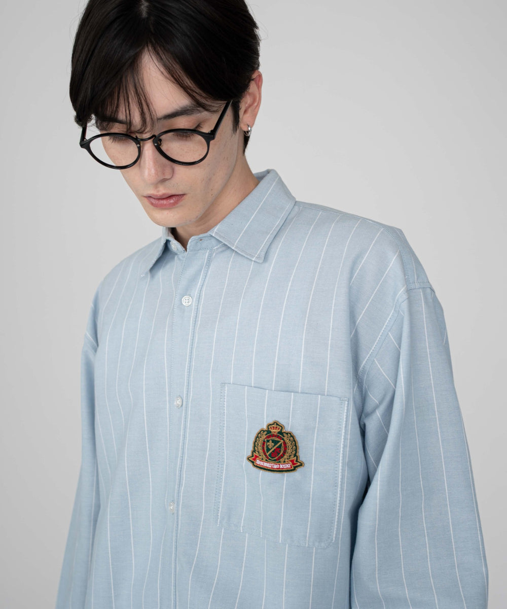 ブルーストライプ モデル：180cm L着用