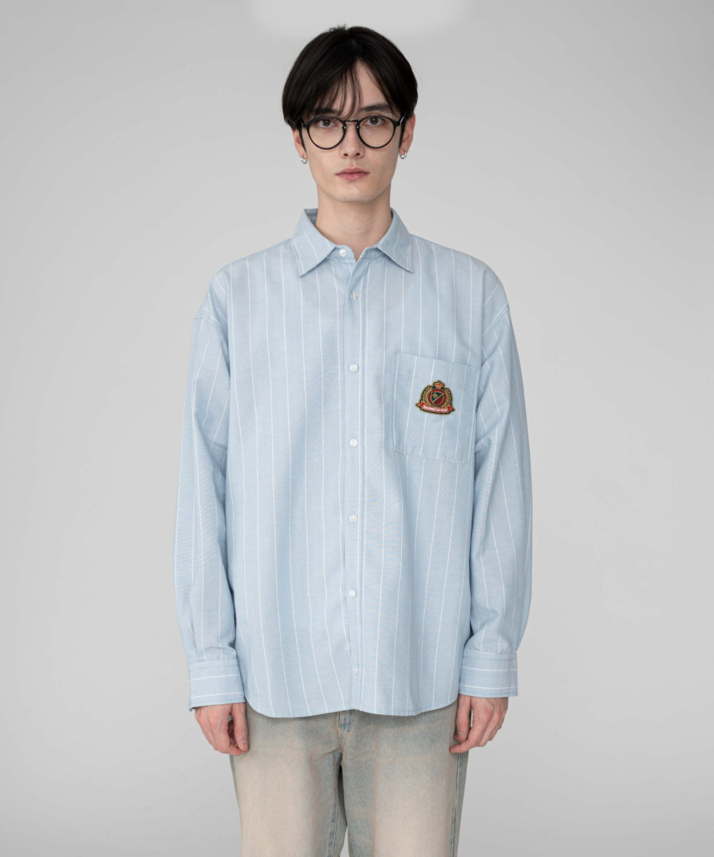 ブルーストライプ モデル：180cm L着用