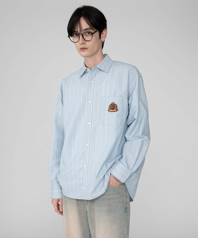 ブルーストライプ モデル：180cm L着用