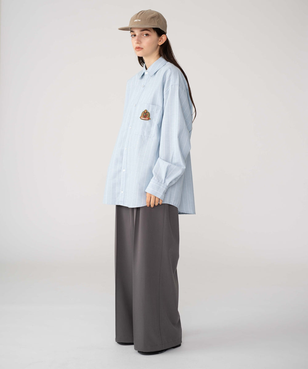 ブルーストライプ モデル：162cm M着用