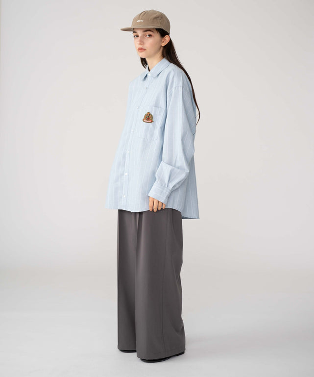 ブルーストライプ モデル：162cm M着用