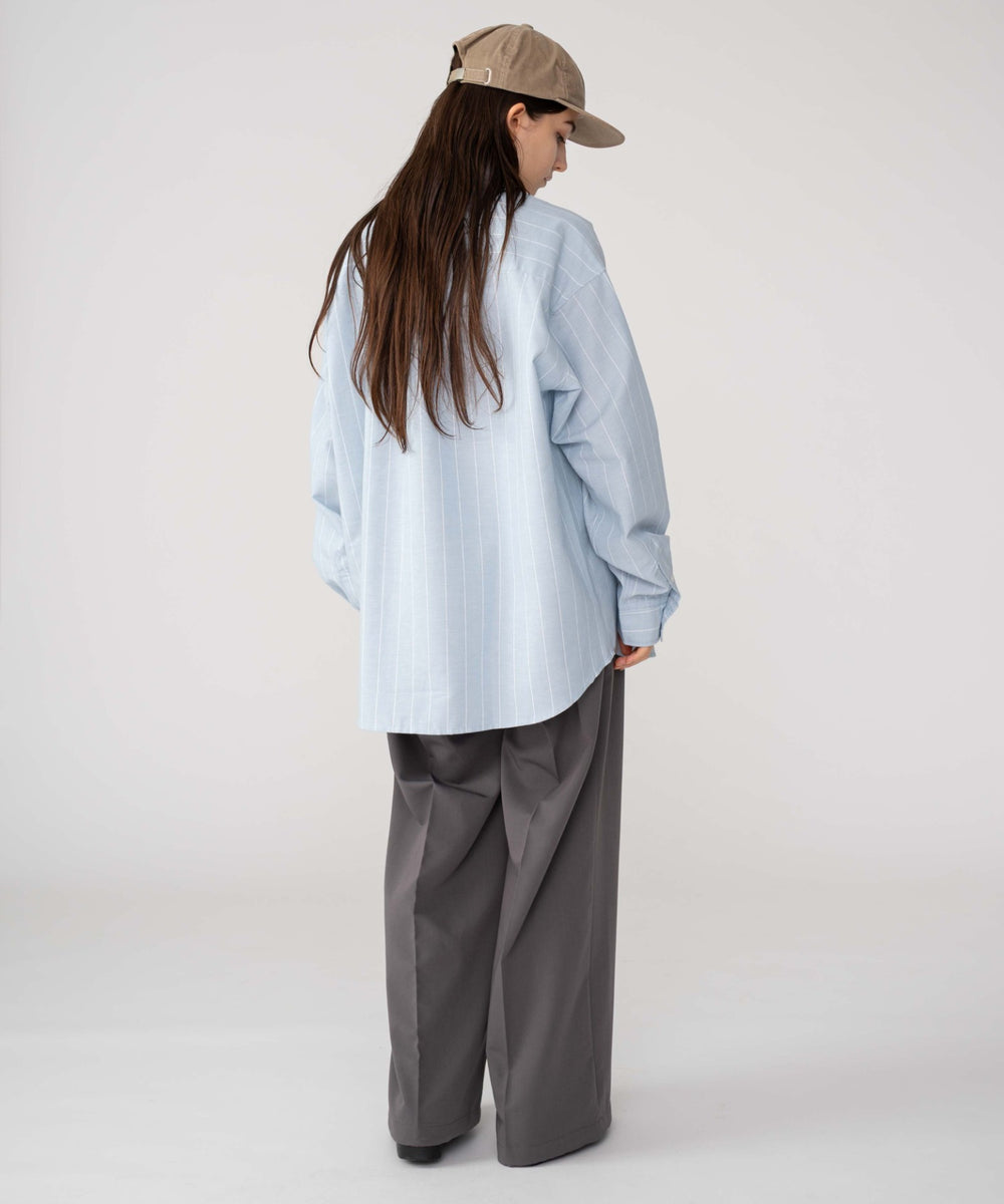 ブルーストライプ モデル：162cm M着用