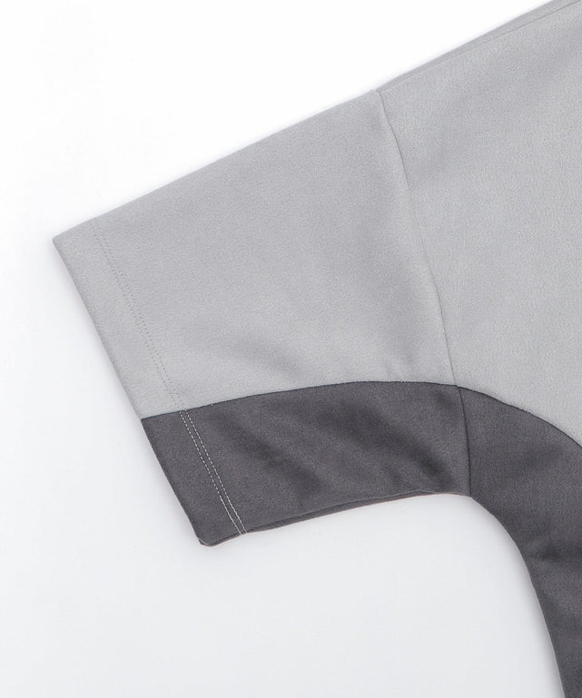 フェイクスウェードドルマンハーフZIPT（SS）