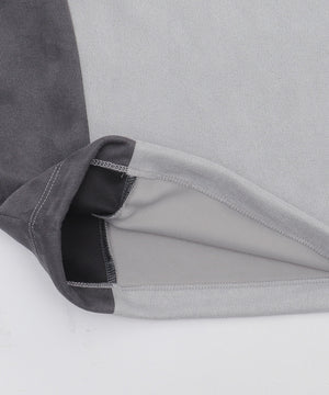 フェイクスウェードドルマンハーフZIPT（SS）