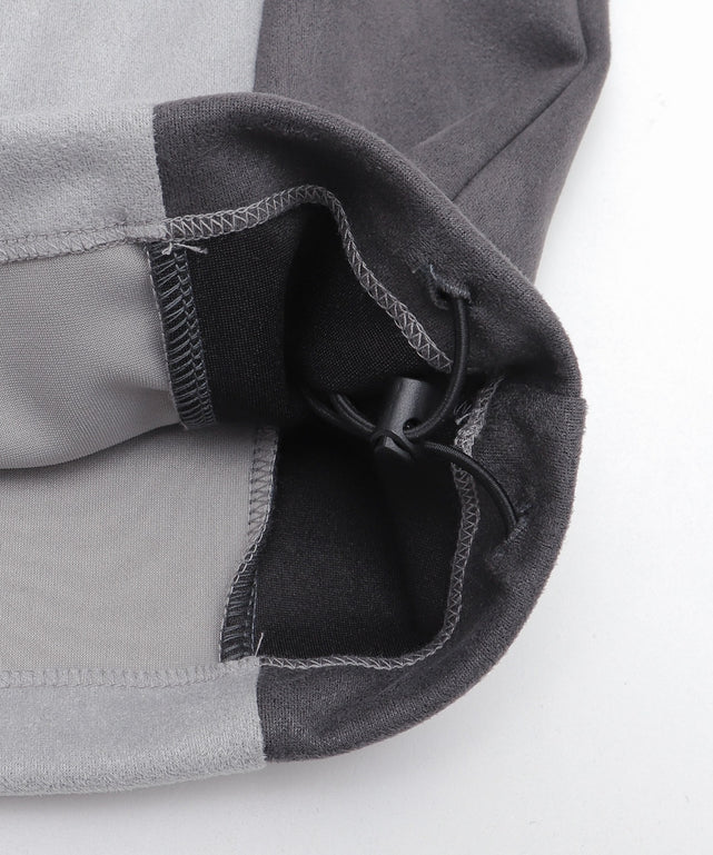 フェイクスウェードドルマンハーフZIPT（SS）