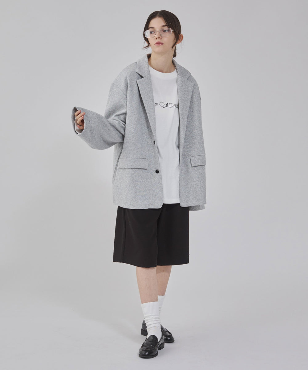 杢グレー モデル：162cm M着用