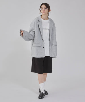 杢グレー モデル：162cm M着用