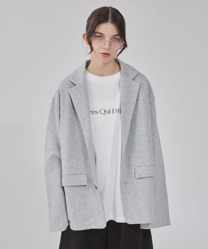 杢グレー モデル：162cm M着用