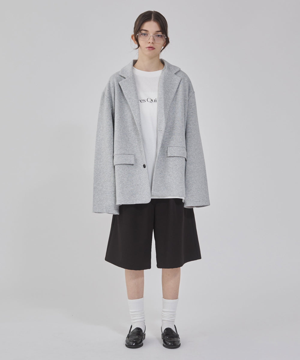 杢グレー モデル：162cm M着用