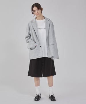 杢グレー モデル：162cm M着用