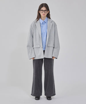 杢グレー モデル：162cm M着用