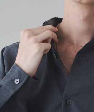 フィブリルワンポイントBIGシャツ（LS）