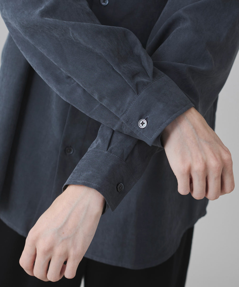 フィブリルワンポイントBIGシャツ（LS）