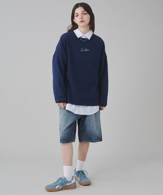 ネイビー モデル：162cm M着用