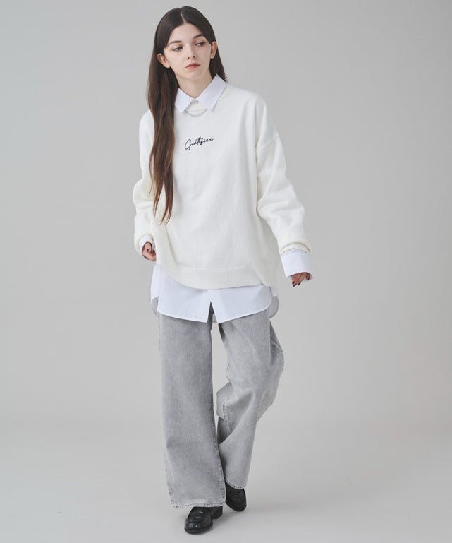 オフホワイト モデル：162cm M着用