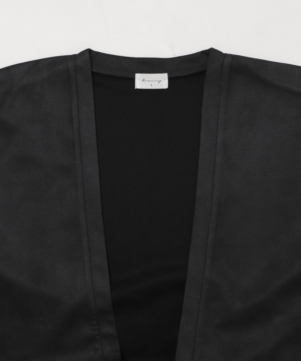 フェイクスウェードアンサンブルカーディガン