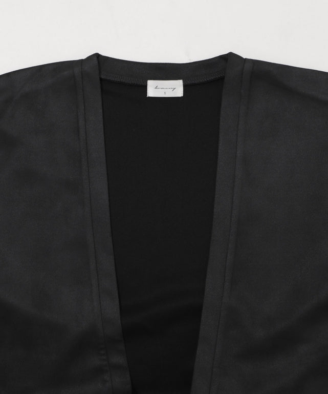 フェイクスウェードアンサンブルカーディガン