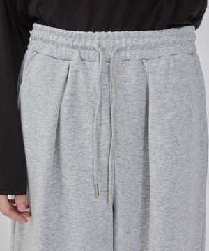 ボンディングワイドスウェットパンツ