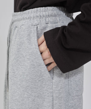 ボンディングワイドスウェットパンツ