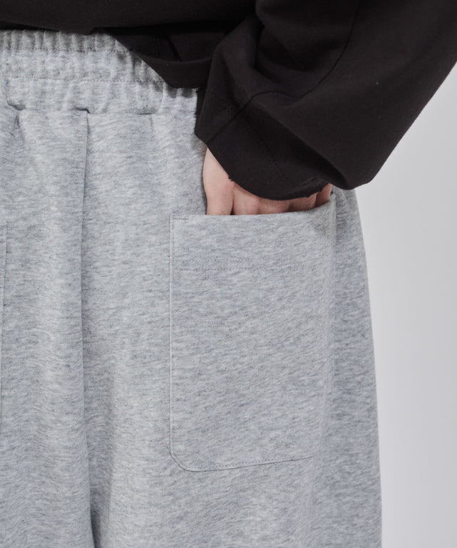 ボンディングワイドスウェットパンツ