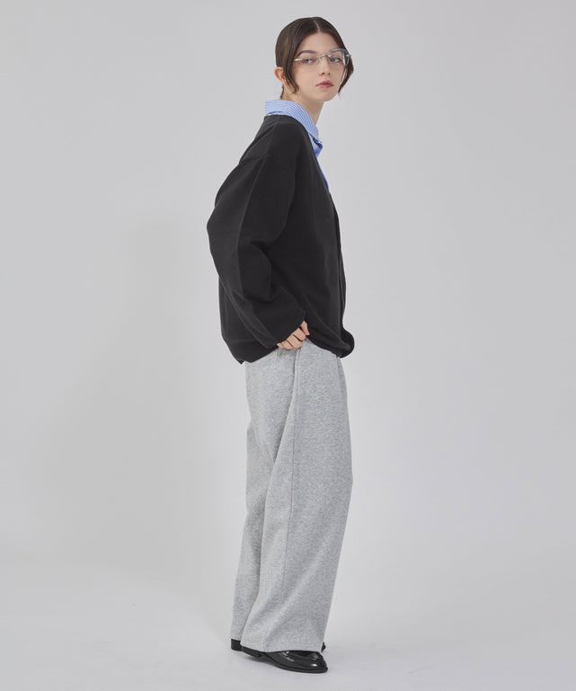 杢グレー モデル：162cm M着用