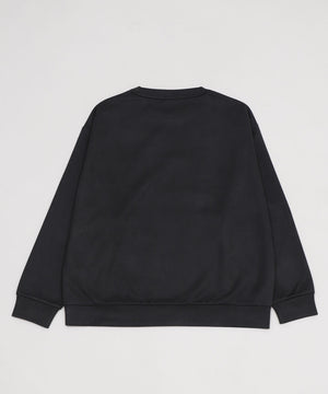 アクセ付きフェイクスウェードプルオーバー