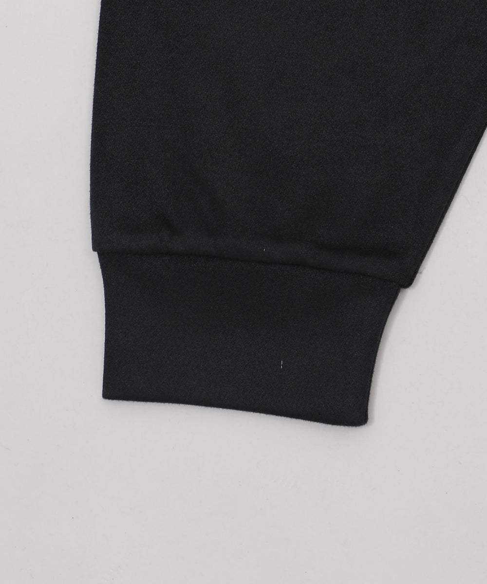 アクセ付きフェイクスウェードプルオーバー