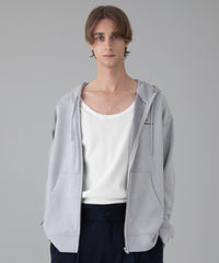 フェイクスウェードZIPパーカー