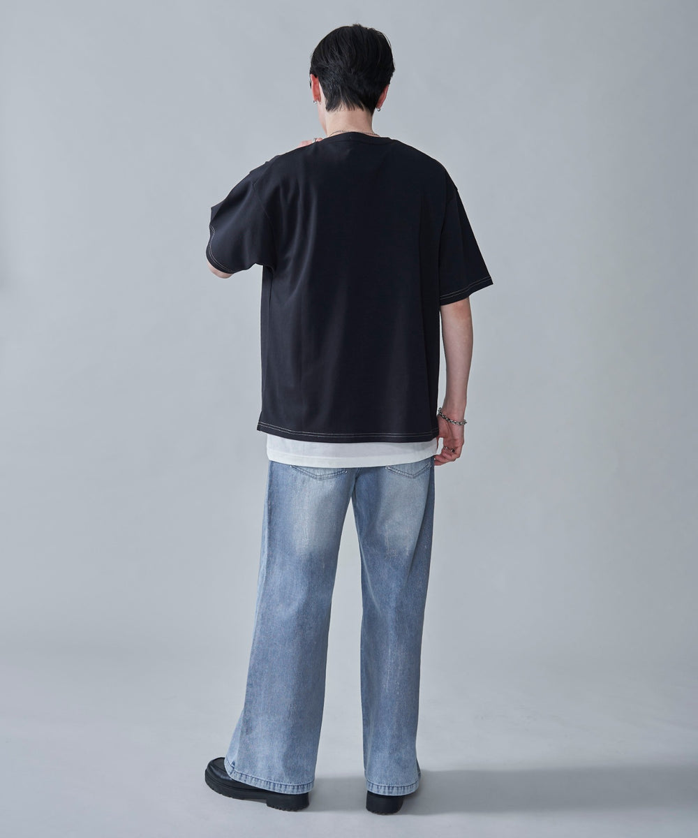 柄6 モデル：180㎝　L着用