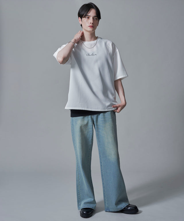 ホワイト　モデル：180㎝　L着用