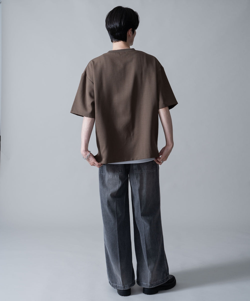 ブラウン　モデル：180㎝　L着用