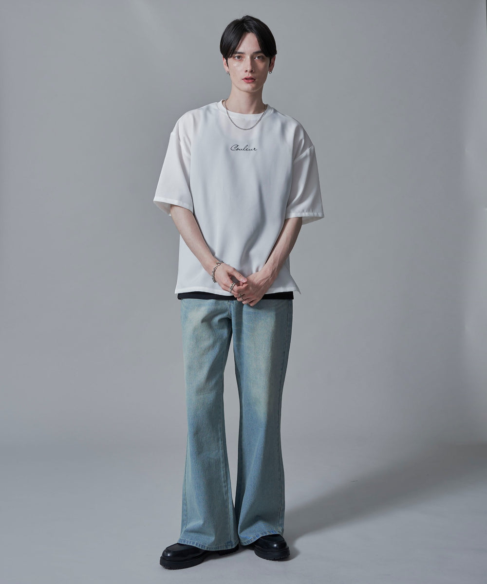 ホワイト　モデル：180㎝　L着用