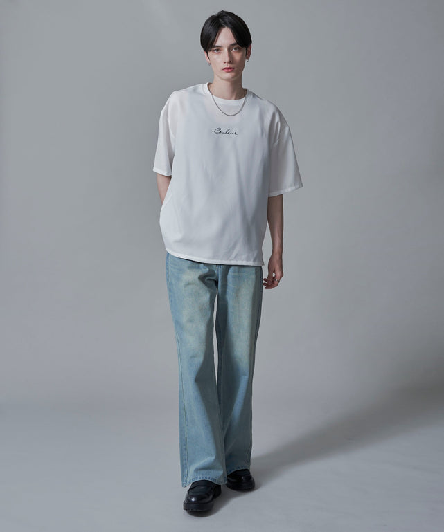 ホワイト　モデル：180㎝　L着用