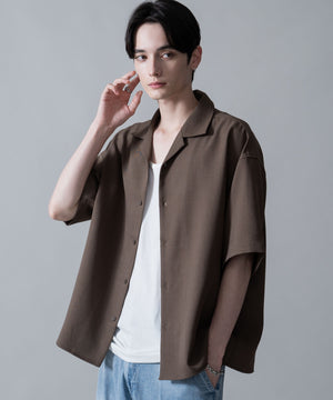 ブラウン　モデル：180㎝　L着用