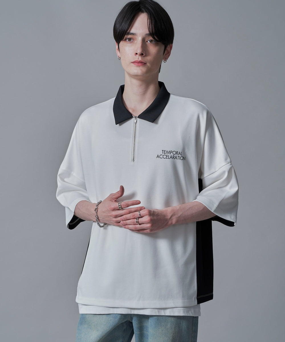 ホワイト　モデル：180㎝　L着用