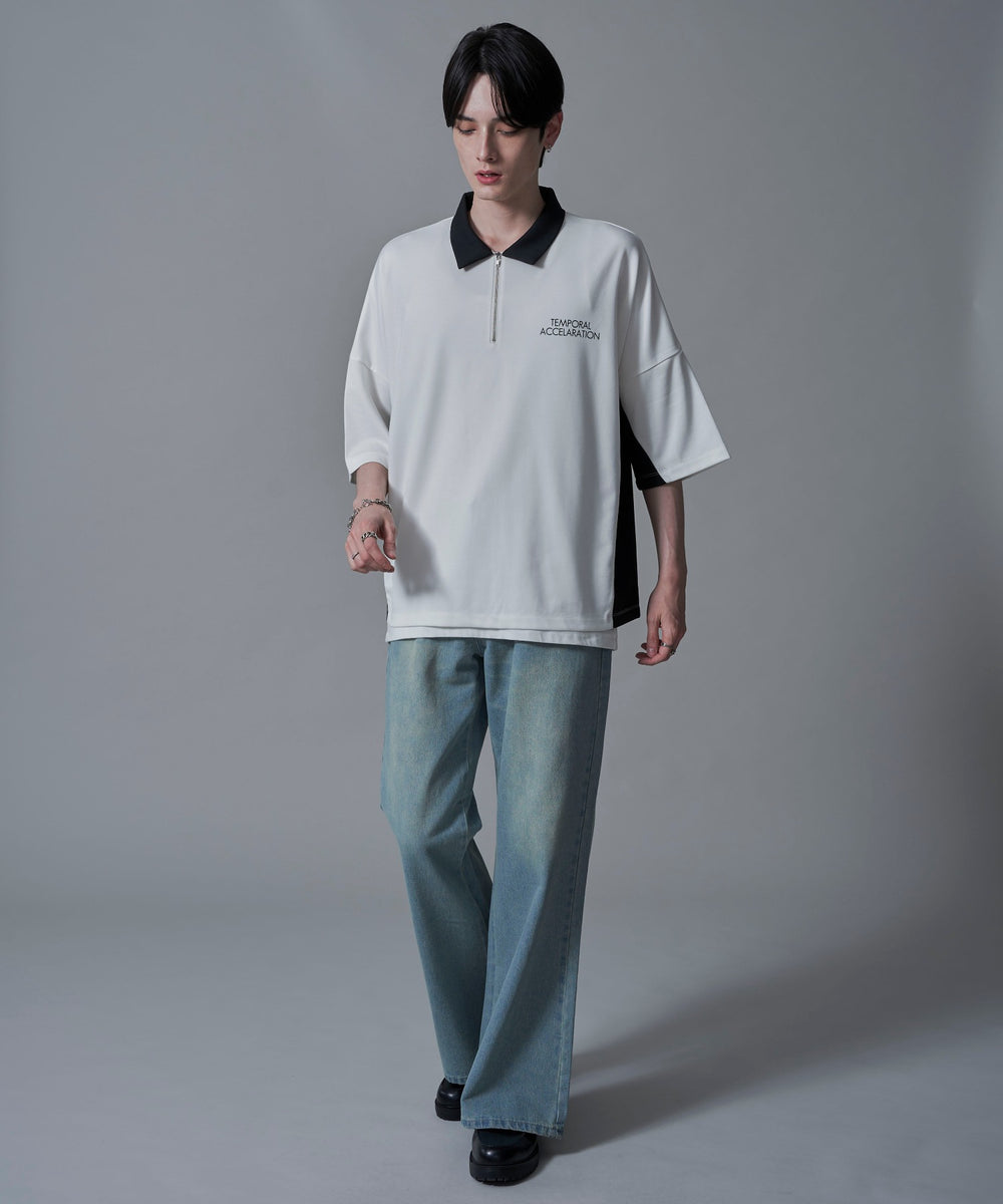 ホワイト　モデル：180㎝　L着用