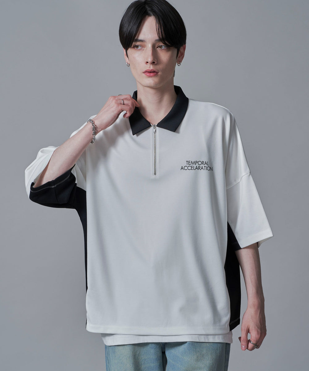 ホワイト　モデル：180㎝　L着用