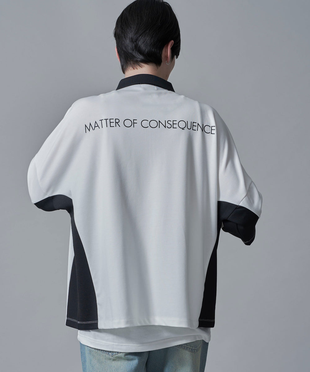 ホワイト　モデル：180㎝　L着用