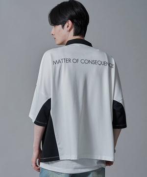 ホワイト　モデル：180㎝　L着用