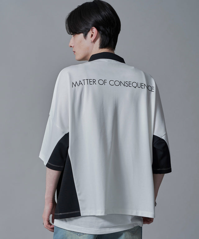 ホワイト　モデル：180㎝　L着用