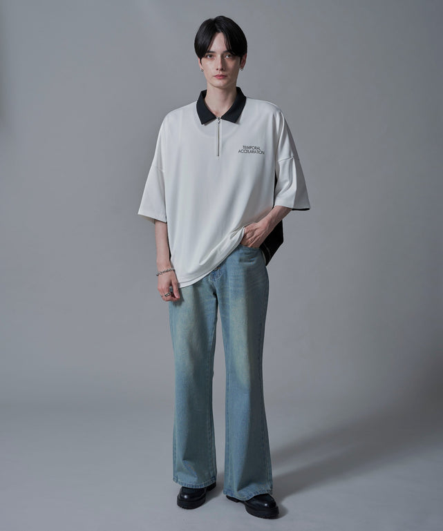 ホワイト　モデル：180㎝　L着用