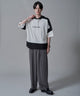 ホワイト　モデル：180㎝　L着用