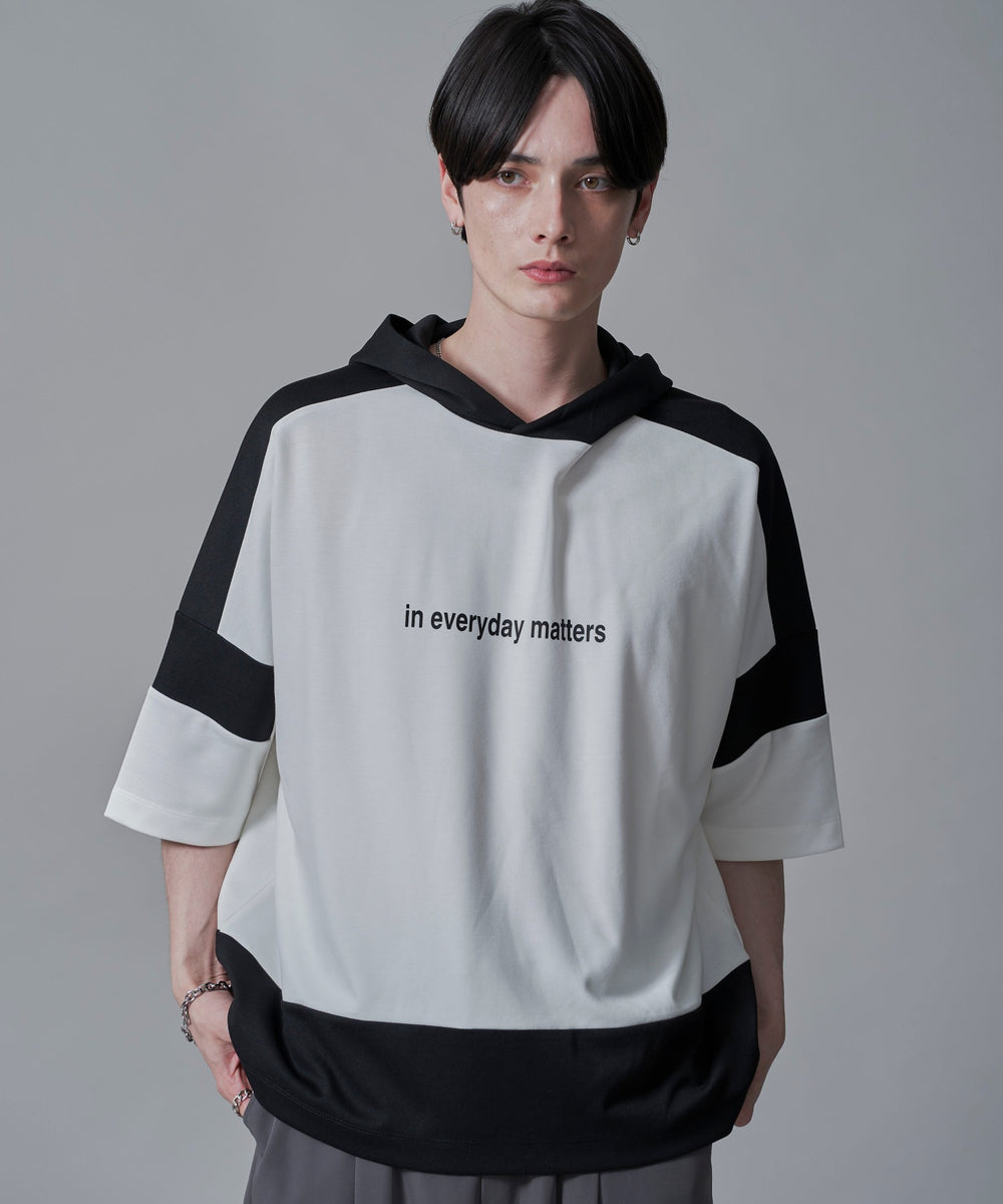 ホワイト　モデル：180㎝　L着用